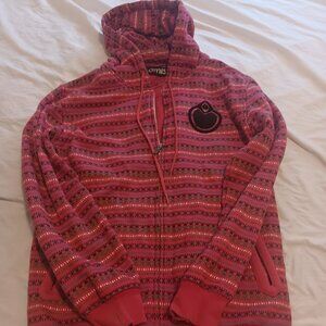 mid-00s neon pink Nomis hoodie